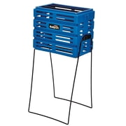 Tourna Ballport Tennis Ball Hopper Holds 80 Balls Durable and Lightweight - Blue