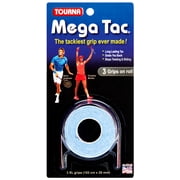 Tourna Mega Tac Extra Tacky Overgrip, 3-Pack