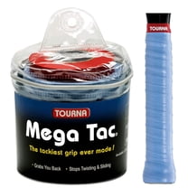 Tourna Mega Tac Extra Tacky Overgrip, 30-Pack, Blue