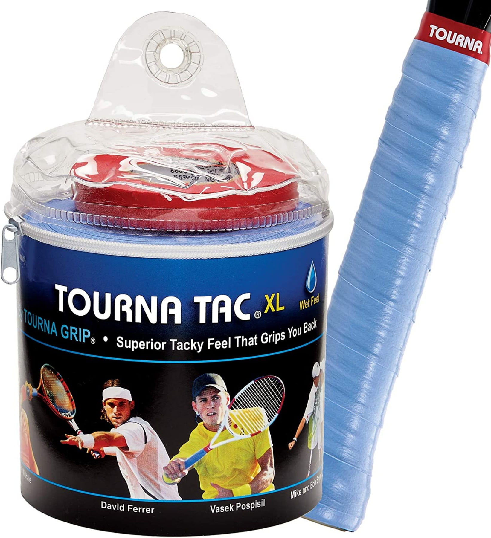 Unique Sports Tourna Tac 30 Pack XL Tacky Tennis Grip - Walmart.com