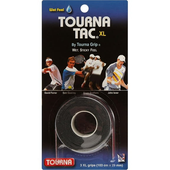 Tourna Tac Tacky Feel Tennis Grip (3 Grips)
