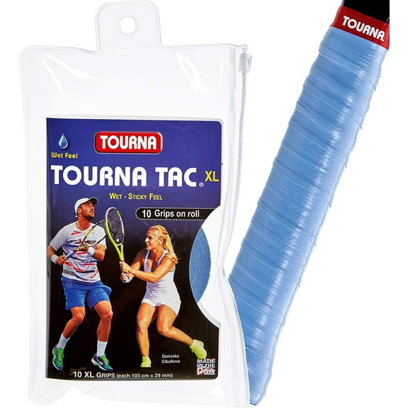 Tourna Tac 10 XL Grips, 103 cm x 29 mm - Blue