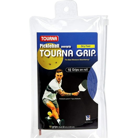 Tourna 10-Grips Pickleball Tourna Grip, 98 cm x 2.23 cm - Blue