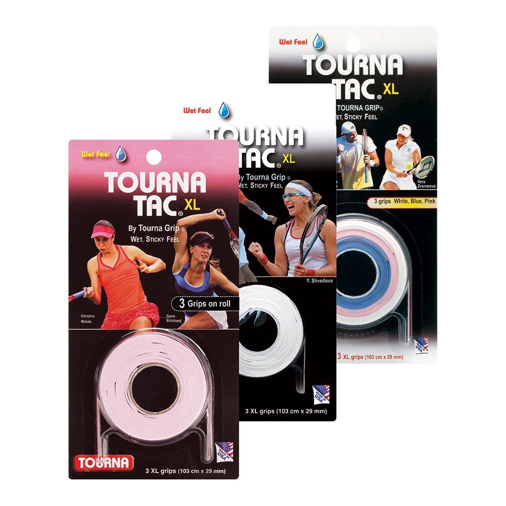 Tourna Tourna-Tac Xl Tennis Racket Overgrip, 3-Pack
