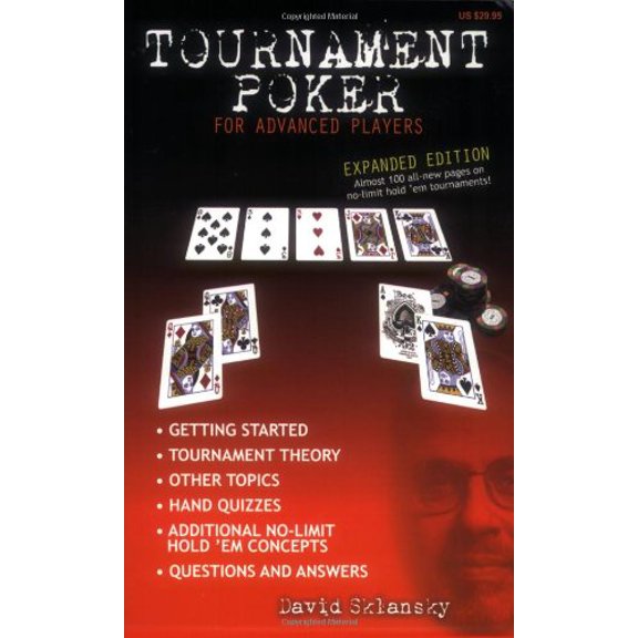 Pre-Owned Tournament Poker for Advanced Players (Paperback) 1880685418 9781880685419