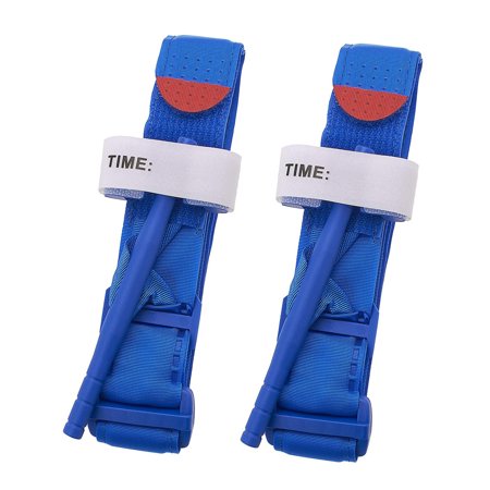 Tourniquets, 2 Pack Fastest, Safest, Most Effective Tourniquet, First Aid Tactical Life Saving Hemorrhage Control, Single-Handed Operation of Hemostatic Bandage