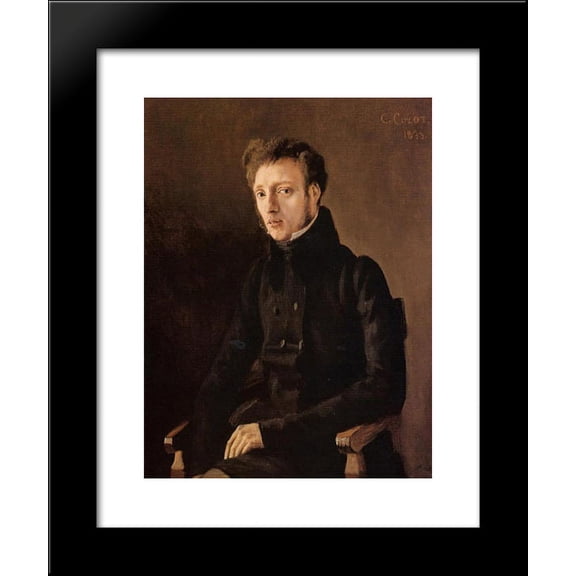 Toussaint Lemaistre, Architect 20x24 Framed Art Print by Camille Corot
