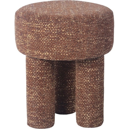 Tov Furniture Claire Sedona Brown Knubby Stool