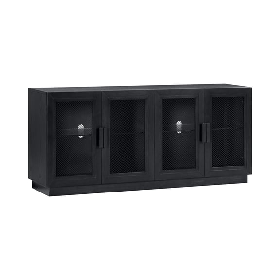 Tov Furniture Nolan Black Wood Media Console