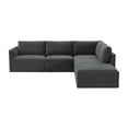 thumbnail image 1 of Tov Furniture Willow Charcoal Modular RAF Sectional, 1 of 6