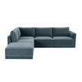 thumbnail image 1 of Tov Furniture Willow Misty Blue Modular LAF Sectional, 1 of 2