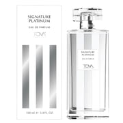 TOVA Signature Platinum Eau de Parfum Spray, Bergamot, Jasmine, Lavender, Sandalwood & Musk Fragrance, 3.4 oz