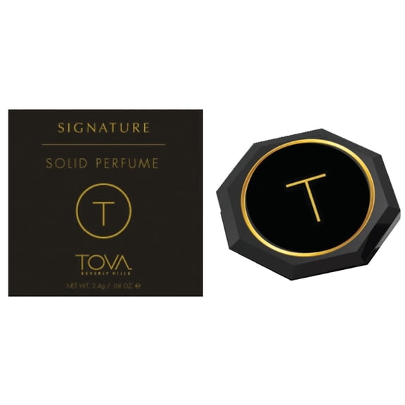 TOVA Signature Solid Perfume Compact, Floral Scent, 2.4 g