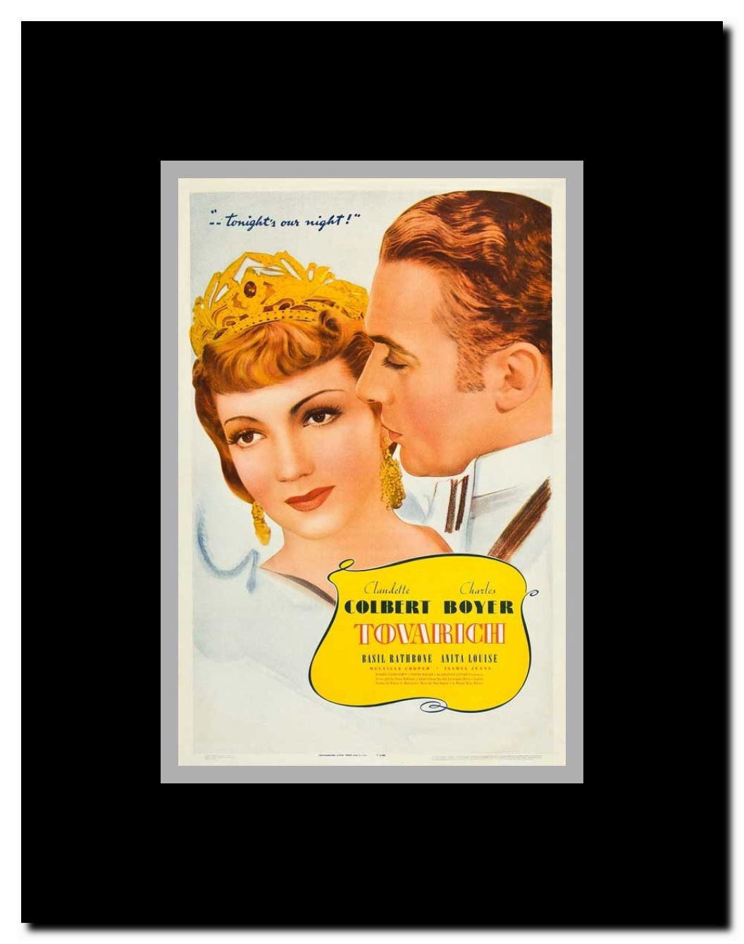 Tovarich Framed Movie Poster