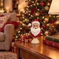 thumbnail image 1 of Tovaris Red Winking Santa Claus Bust, Christmas Desktop Resin Figurine, Santa Tabletop Ornament, Holiday Home Office Mantel Decor, Xmas Party Decoration, 1 of 7