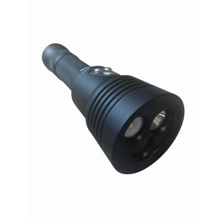 Tovatec MERA1080 1000 Lumen Divelight with Integrated 1080P HD Underwater Camera, Black, Compact