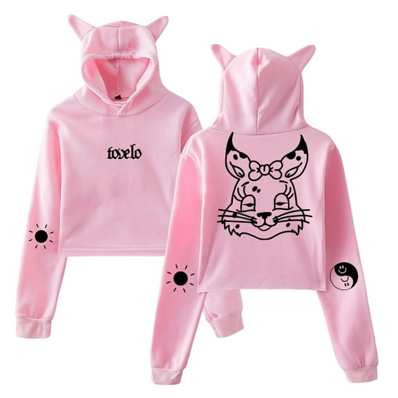 Tove Lo Hoodie Sweatshirt for Girls Cat Ear Crop Top Women Casual Girl Youth Tour Fashion Long Sleeve
