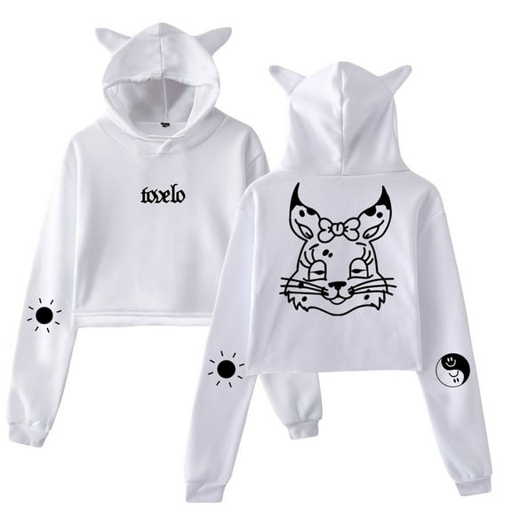 Tove Lo Hoodie Sweatshirt for Girls Cat Ear Crop Top Women Casual Girl Youth Tour Fashion Long Sleeve