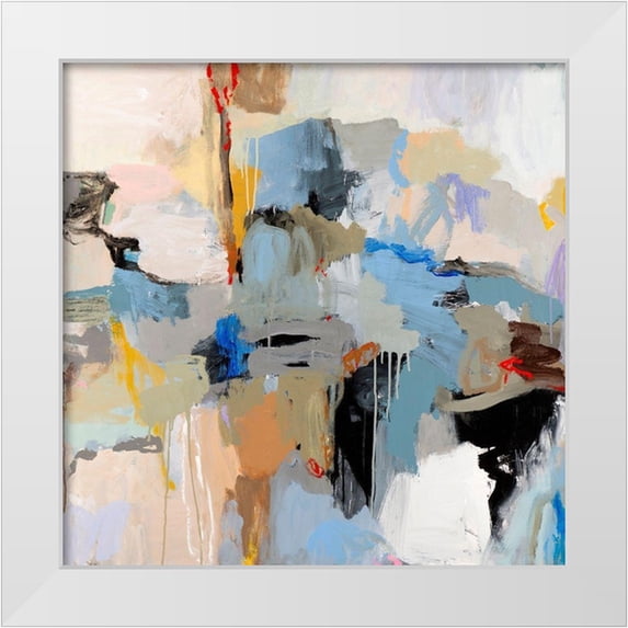 Tover, Jeffrey 15x15 White Modern Wood Framed Museum Art Print Titled - Santa Fe