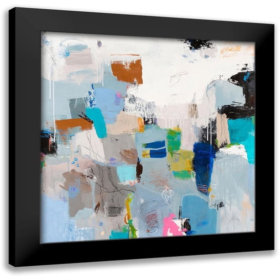 Tover, Jeffrey 20x20 Black Modern Framed Museum Art Print Titled - Tampa Bay