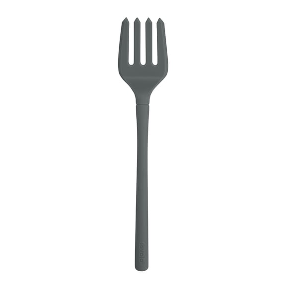 Tovolo Flex-Core Silicone Fork Nonstick Safe Heat Resistant, Charcoal