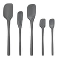 thumbnail image 1 of Tovolo Flex-Core Spatula All Silicone Set (Set of 5) - Charcoal, 1 of 6