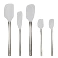 thumbnail image 1 of Tovolo Flex-Core Spatula Stainless Steel Handled Set (Set of 5) - Oyster Gray, 1 of 5