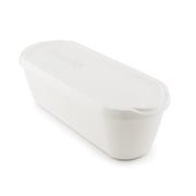 Tovolo Glide-A-Scoop Ice Cream Tub, 2.5 Qt Half Gallon Container, White