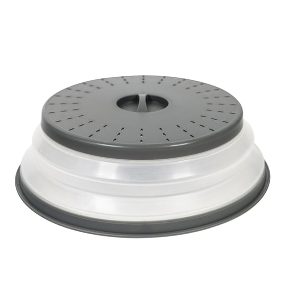 Tovolo Collapsible Microwave Cover 13-Inch Vented BPA-Free, Charcoal