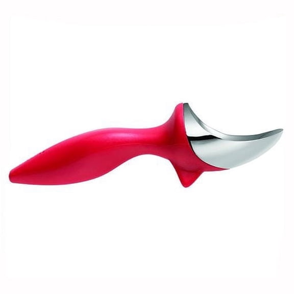 Tovolo Ice Cream Scoop Candy Apple Red Dishwasher Safe Heavy Duty Ice Cream Scooper with Elevated Tilt Up Design, Heat Retaining Ice Cream Scoops with Non Slip Handle for Cookie Dough, Gelato, Sorbet