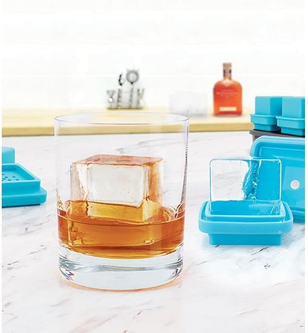 OnTheRocks - Crystal-Clear Ice Cube Maker, Make Big, 2 Inch Clear Cubes at  Home