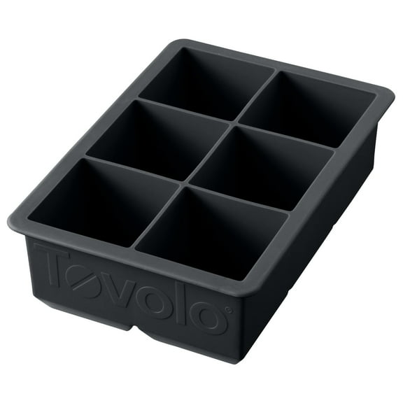 Tovolo King Cube Ice Tray Charcoal