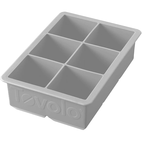 Tovolo King Cube Ice Tray Oyster Gray