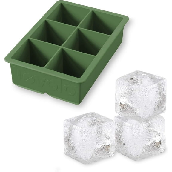 Tovolo King Cube Ice Tray Pesto