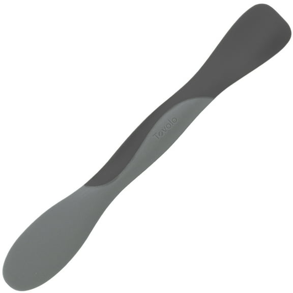 Tovolo Mini Scoop and Spread Kitchen Meal Prep Tool, Charcoal Gray