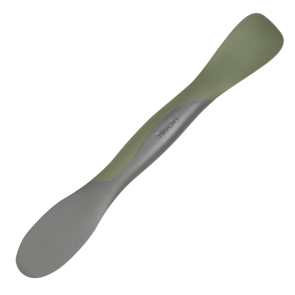 Tovolo Scoop and Spread Large Dual-End Spreader Tool, Thyme and Charcoal