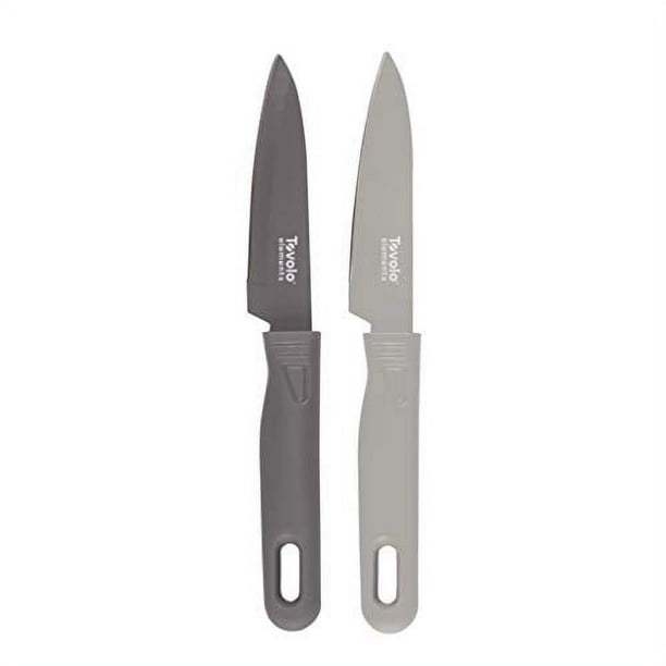 Tovolo Set of 2 8" Paring Knives with BONUS Protective Blade Covers