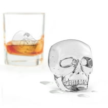 Tovolo Silicone Ice Mold, Scull Large Ice Molds for Cocktail Drinks, 2 Pack