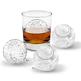 thumbnail image 1 of Tovolo Silicone Ice Mold Set, Tennis & Golf Ball Large Ice Molds for Cocktail Drinks, 4 Pack, 1 of 8