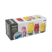 Tovolo Silicone Popsicle Ice Cream Makers and Mold Set with Base, Set of 4, Monsters