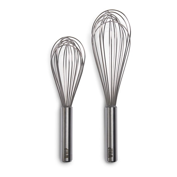 Tovolo Stainless Steel 9" and 11" Whisk Whip Kitchen Utensil Bundle - Set of 2