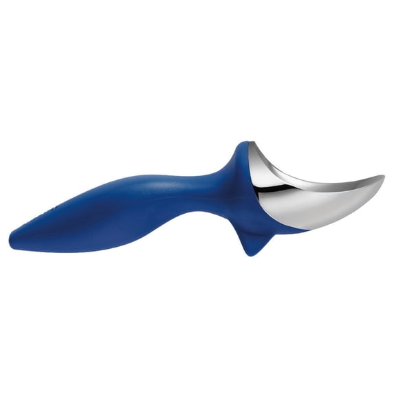 Tovolo Ice Cream Scoop Stratus Blue Dishwasher Safe Heavy Duty Ice Cream Scooper with Elevated Tilt Up Design, Heat Retaining Ice Cream Scoops with Non Slip Handle for Cookie Dough, Gelato, Sorbet