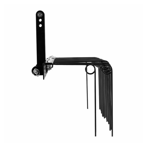 Tow Behind Landscape Rake 60 Inch, 3 Point Hitch Dethatcher, 26 Spring Steel Tines, Tractor Attachment for Leaves & Pine Needles, Category 1