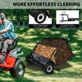 thumbnail image 1 of Baellsa Tow Behind Lawn Sweeper, 44 inch, 25 Cu. ft, Heavy-Duty Leaf and Grass Collector, Adjustable Rotating Brush, 1 of 9
