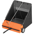 thumbnail image 1 of Tow Behind Lawn Sweeper 58 Inch,with 25 cu.ft. Large Capacity Leaf Collector,Lawn Sweeper with Adjustable Sweeping Height, for Yard,Farm, 1 of 7