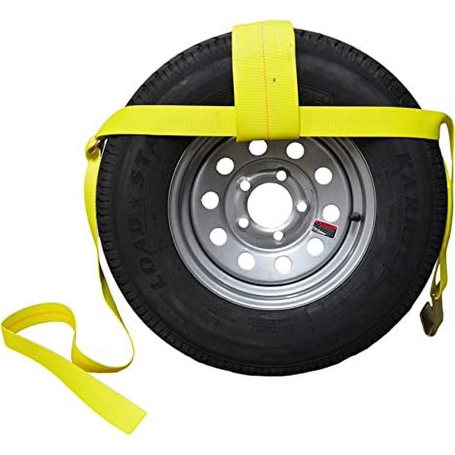 Tow Dolly Straps Car Dolly Straps 11,000 Pound Rated (Heavy Duty