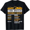 thumbnail image 1 of Tow Driver Hourly Rate Tow Truck Driver Tow Trucker T-Shirt, 1 of 4