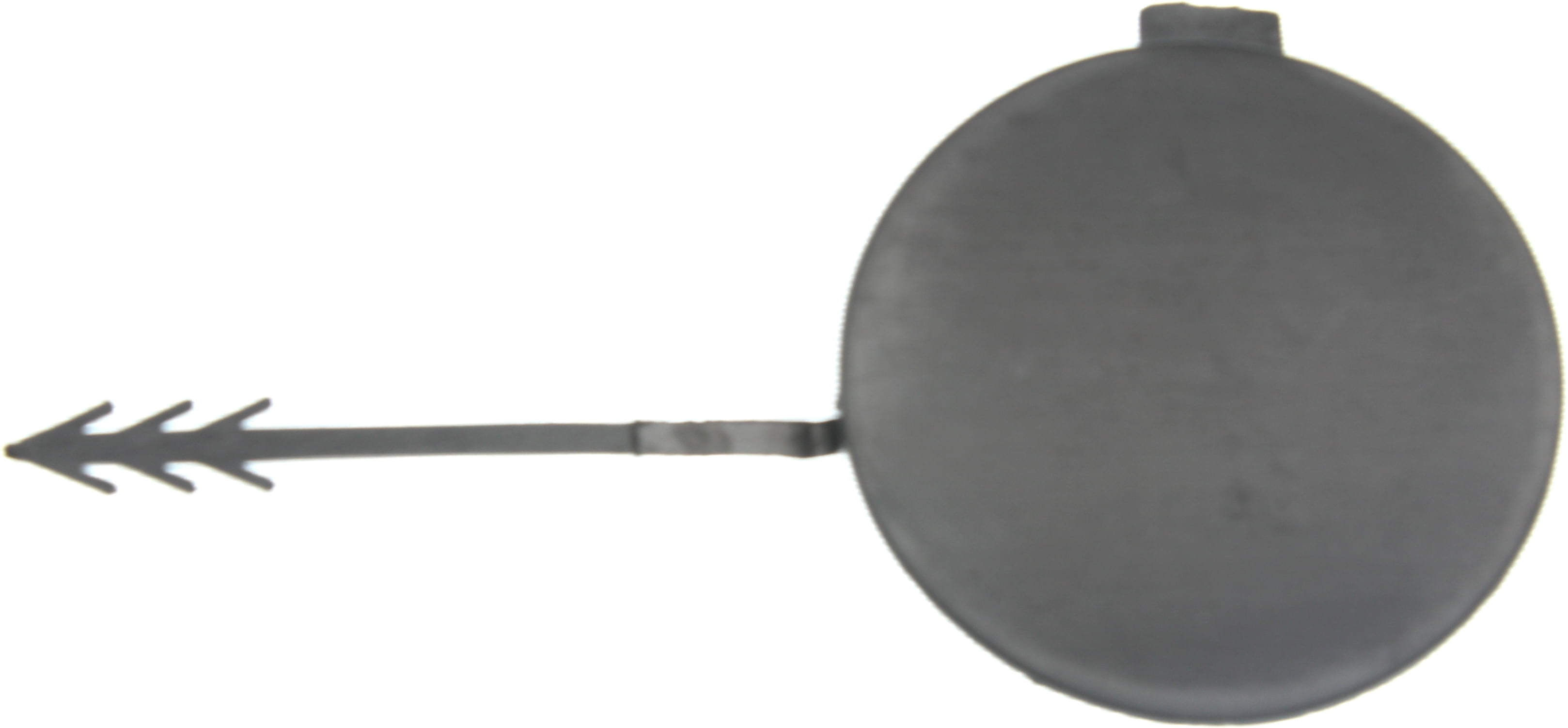 Tow Eye Cover Compatible with 2009 Audi A4 Quattro; 2009 Audi A4 Primed