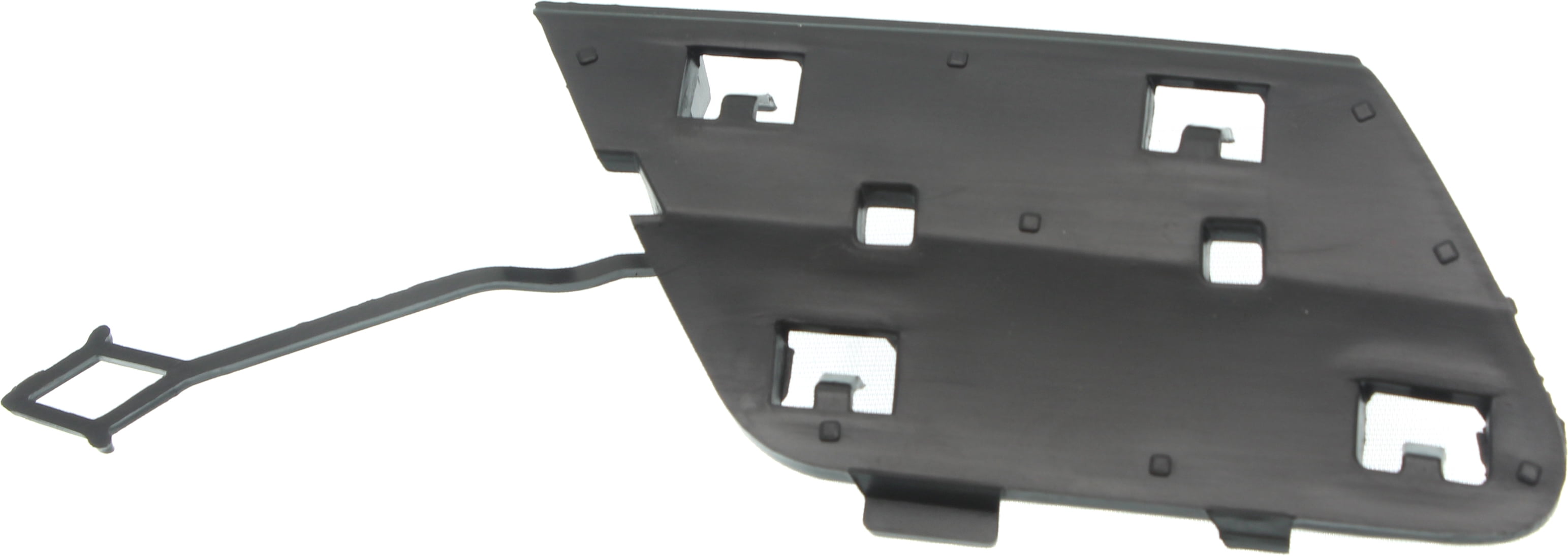 Tow Eye Cover Compatible with 2014 Mercedes Benz E350; 2015 Mercedes Benz E300 Textured Black