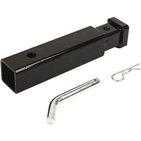 Tow Hitch Adapter 2 to 1-1/4 Inch Hitch Adapter 2" Converter Hitch Extender Adapter (Pin Included)